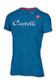 CASTELLI Cyklistické triko s krátkým rukávem - CLASSIC W - modrá