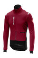 CASTELLI Cyklistická zateplená bunda - ALPHA ROS - černá/červená