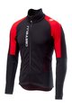 CASTELLI Cyklistická zateplená bunda - MORTIROLO V - červená/černá