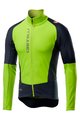 CASTELLI Cyklistická zateplená bunda - MORTIROLO V - žlutá/modrá