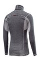 CASTELLI Cyklistické triko s dlouhým rukávem - FLANDERS WARM NECK - šedá