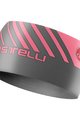 CASTELLI Cyklistická čelenka - ARRIVO 3 THERMO - růžová/šedá