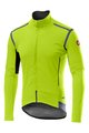 CASTELLI Cyklistická zateplená bunda - PERFETTO ROS CONVERT - žlutá