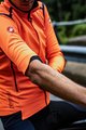 CASTELLI Cyklistická zateplená bunda - PERFETTO ROS CONVERT - oranžová