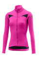 CASTELLI Cyklistický dres s dlouhým rukávem zimní - SINERGIA LADY WINTER - růžová