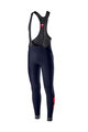 CASTELLI Cyklistické kalhoty dlouhé s laclem - VELOCISSIMO 4 WINTER - modrá