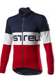 CASTELLI Cyklistická zateplená bunda - PROLOGO WINTER - modrá/bílá/červená