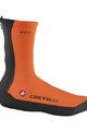 CASTELLI Cyklistické návleky na tretry - INTENSO UL - černá/oranžová
