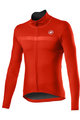 CASTELLI Cyklistická větruodolná bunda - GOCCIA - červená