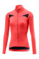 CASTELLI Cyklistický dres s dlouhým rukávem zimní - SINERGIA LADY WINTER - růžová