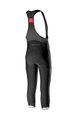 CASTELLI Cyklistické kalhoty 3/4 s laclem - TUTTO NANO - černá