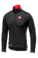 CASTELLI Cyklistická zateplená bunda - DOUBLE ESPRESSO - černá