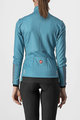 CASTELLI Cyklistická zateplená bunda - DINAMICA LADY WINTER - světle modrá