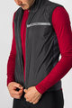 CASTELLI Cyklistická vesta - SQUADRA STRECH - černá