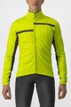 CASTELLI Cyklistická zateplená bunda - TRANSITION 2 - žlutá