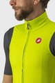 CASTELLI Cyklistická vesta - PRO THERMAL MID - žlutá