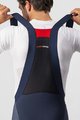 CASTELLI Cyklistické kalhoty dlouhé s laclem - SORPASSO RoS WINTER - modrá