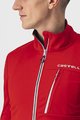 CASTELLI Cyklistická zateplená bunda - GO WINTER - červená