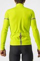 CASTELLI Cyklistický dres s dlouhým rukávem zimní - FONDO 2 WINTER - žlutá