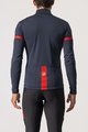 CASTELLI Cyklistický dres s dlouhým rukávem zimní - FONDO 2 WINTER - modrá