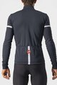 CASTELLI Cyklistický dres s dlouhým rukávem zimní - FONDO 2 WINTER - antracitová