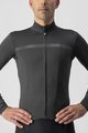 CASTELLI Cyklistický dres s dlouhým rukávem zimní - PRO THERMAL - antracitová