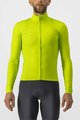 CASTELLI Cyklistický dres s dlouhým rukávem zimní - PRO THERMAL - žlutá