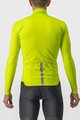 CASTELLI Cyklistický dres s dlouhým rukávem zimní - PRO THERMAL - žlutá