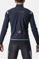 CASTELLI Cyklistická zateplená bunda - PERFETTO ROS 2 - modrá