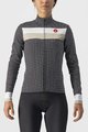 CASTELLI Cyklistický dres s dlouhým rukávem zimní - VOLARE LADY WINTER - bílá/černá