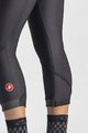 CASTELLI Cyklistické kalhoty 3/4 bez laclu - VELOCISSIMA THERM W - černá
