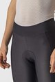 CASTELLI Cyklistické kalhoty 3/4 bez laclu - VELOCISSIMA THERM W - černá