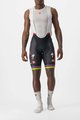 CASTELLI Cyklistické kalhoty krátké s laclem - SOUDAL QUICK-STEP 23 - černá