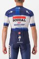 CASTELLI Cyklistický dres s krátkým rukávem - SOUDAL QUICK-STEP 23 - bílá/modrá