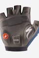 CASTELLI Cyklistické rukavice krátkoprsté - SOUDAL QUICK-STEP 24 - modrá