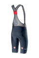 CASTELLI Cyklistické kalhoty krátké s laclem - FREE AERO RACE 4.0 - modrá
