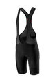 CASTELLI Cyklistické kalhoty krátké s laclem - ENDURANCE 2 - černá