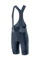 CASTELLI Cyklistické kalhoty krátké s laclem - ENDURANCE 2 - modrá