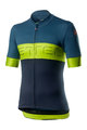 CASTELLI Cyklistický dres s krátkým rukávem - PROLOGO VI - modrá/zelená