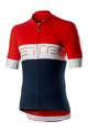 CASTELLI Cyklistický dres s krátkým rukávem - PROLOGO VI - červená/zelená/modrá
