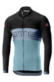 CASTELLI Cyklistický dres s dlouhým rukávem letní - PROLOGO VI SUMMER - světle modrá/šedá