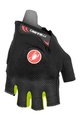 CASTELLI Cyklistické rukavice krátkoprsté - ARENBERG GEL - žlutá/černá