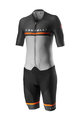 CASTELLI Cyklistická kombinéza - SANREMO 4 SPEED - černá/šedá