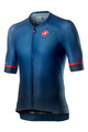CASTELLI Cyklistický krátký dres a krátké kalhoty - AERO RACE - modrá/šedá