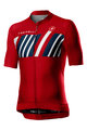 CASTELLI Cyklistický dres s krátkým rukávem - HORS CATEGORIE - červená