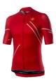 CASTELLI Cyklistický dres s krátkým rukávem - PASSO - červená
