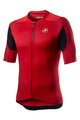CASTELLI Cyklistický dres s krátkým rukávem - SUPERLEGGERA 2 - červená/černá
