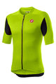 CASTELLI Cyklistický dres s krátkým rukávem - SUPERLEGGERA 2 - černá/zelená