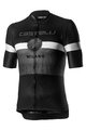 CASTELLI Cyklistický dres s krátkým rukávem - MILANO - černá/šedá