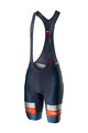 CASTELLI Cyklistické kalhoty krátké s laclem - COMPETIZIONE - modrá